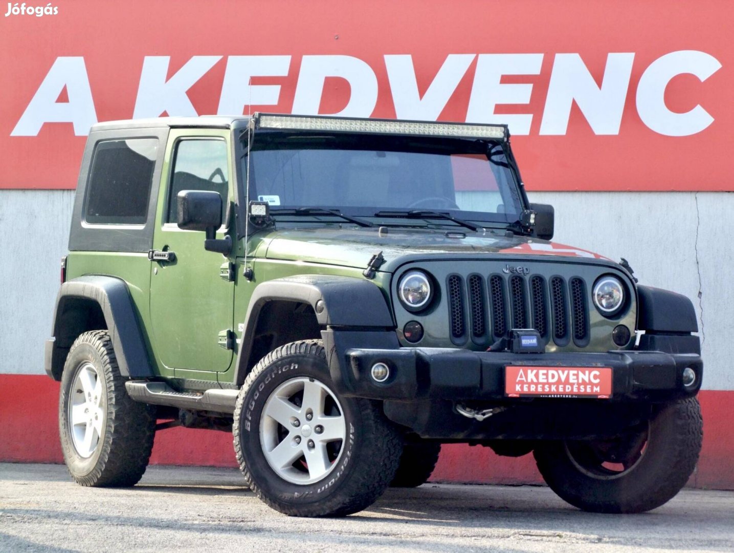 JEEP Wrangler X 2.8 D emelés. csörlő. 1.8T vonó...