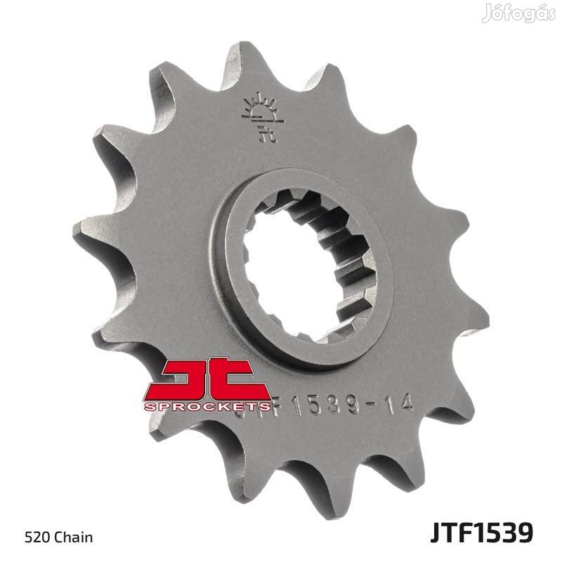 JT SPROCKETS Acél Zajmentes Első Láncszem 1539 - 520