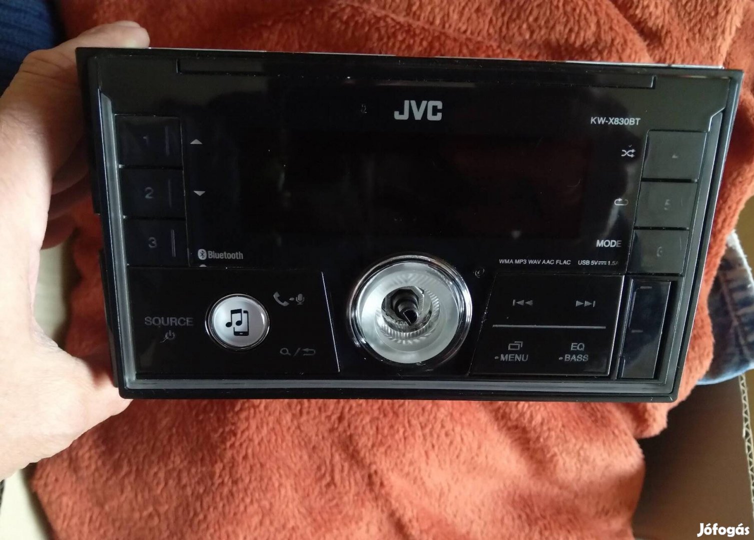 JVC 2 din, USB, AUX, Bluetooth, Hibás