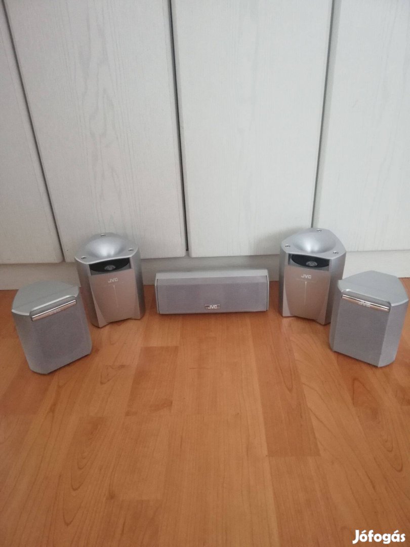 JVC 5.0 hangszóró szett, házimozi erősítőhöz, eladó!