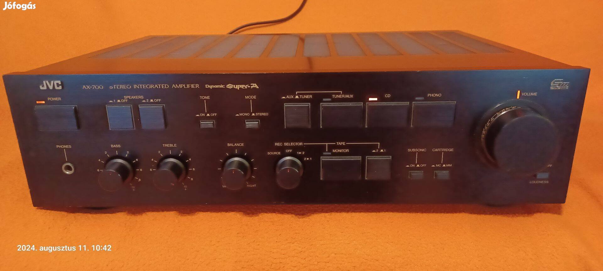 JVC AX-700BK Dynamic Super A Erősítő