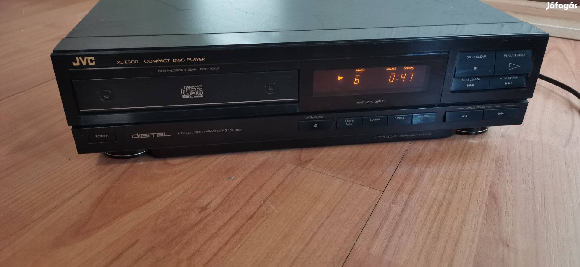 JVC CD lejátszó játszó Xl-E300BK midi méret tálca probléma