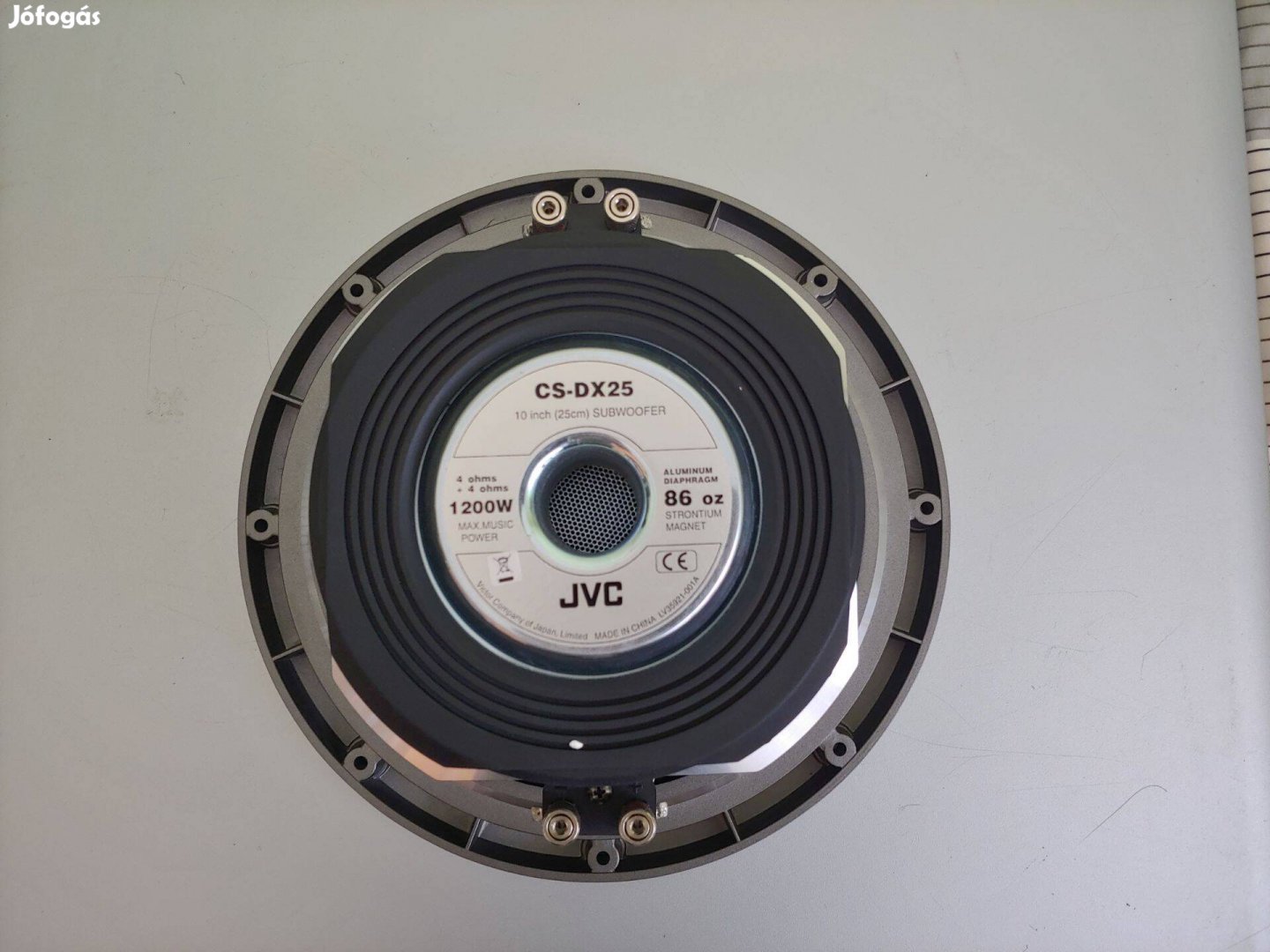 JVC CS-DX25 25cm mélynyomó subwoofer