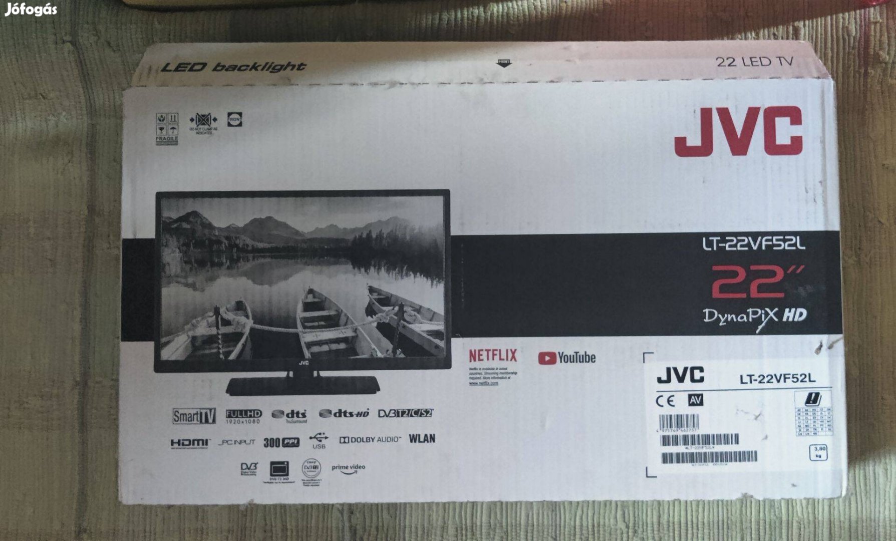 JVC Full HD SMART LED televízió - 22 hüvelykes kompakt méret