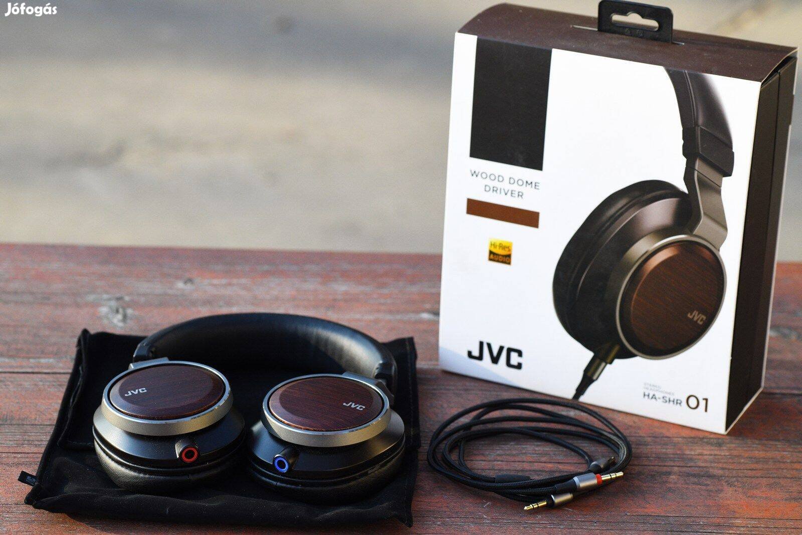 JVC HA-SHR 01 woodcone fejhallgató