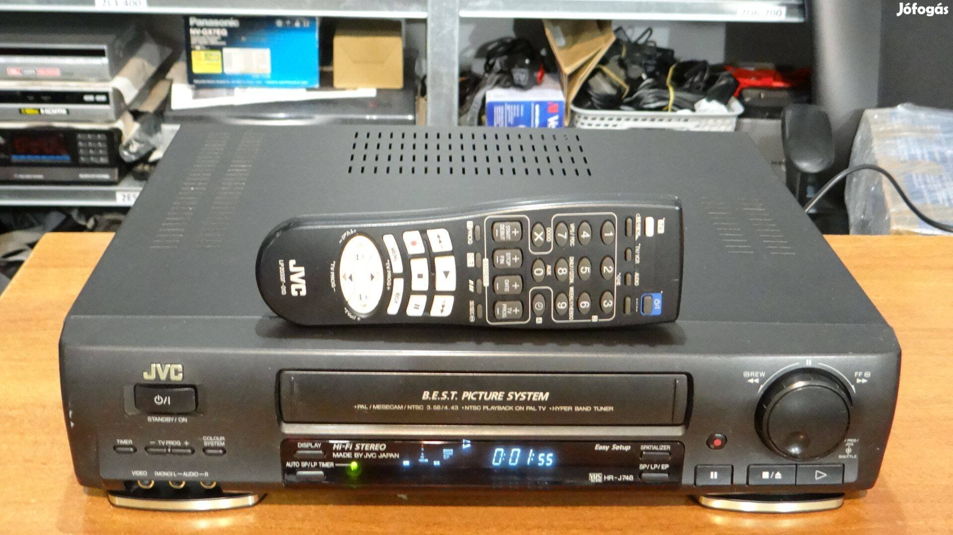 JVC HR-J748 Hi-Fi Stereo VHS Recorder