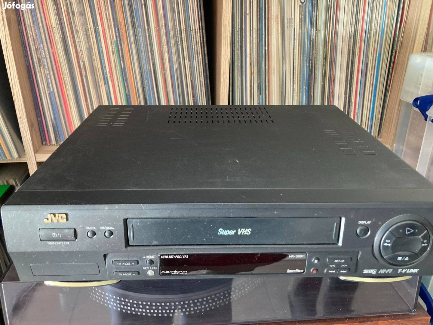 JVC HR-S6611 VHS videómagnó lejátszó/felvevő