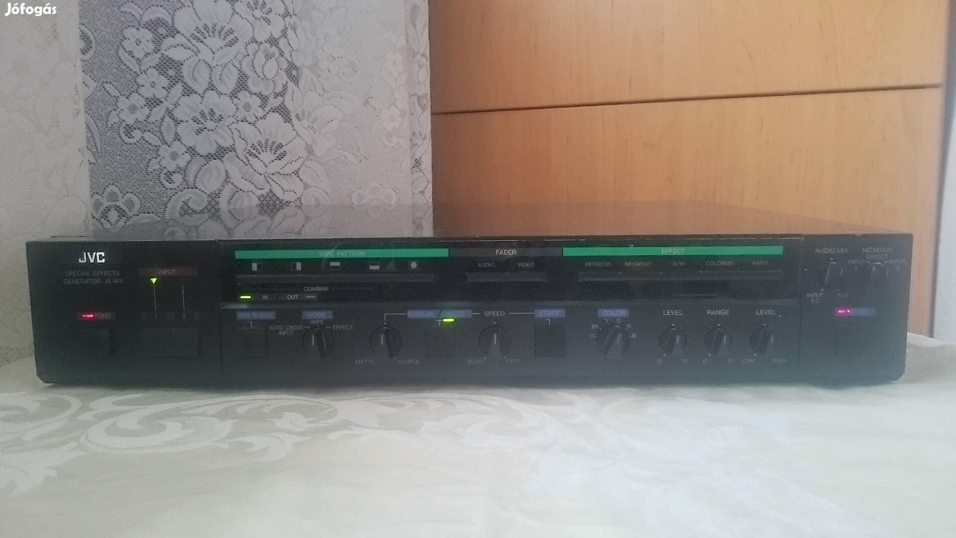 JVC Jx-W9 audio video keverő, effekt generátor, jel elosztó