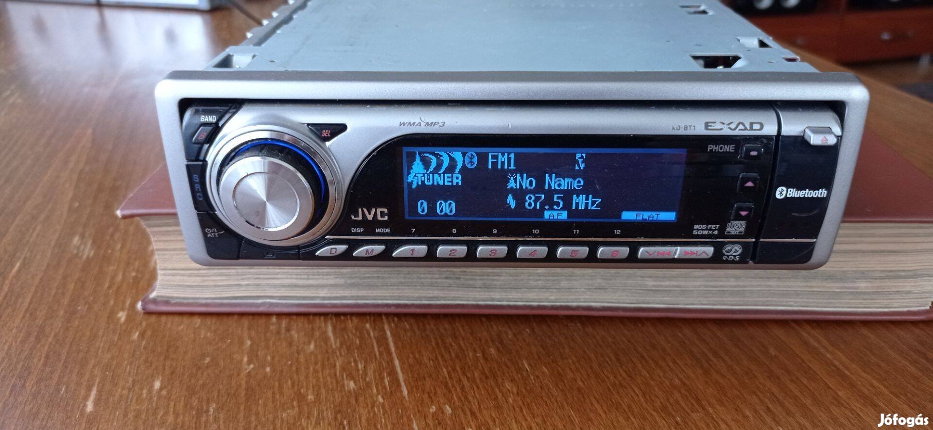 JVC KD-BT1 autórádió cd Bluetooth