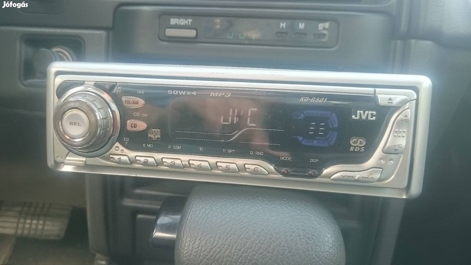 JVC KD-G501 CD-s autórádió, CD autórádió fejegység, tökéletes!