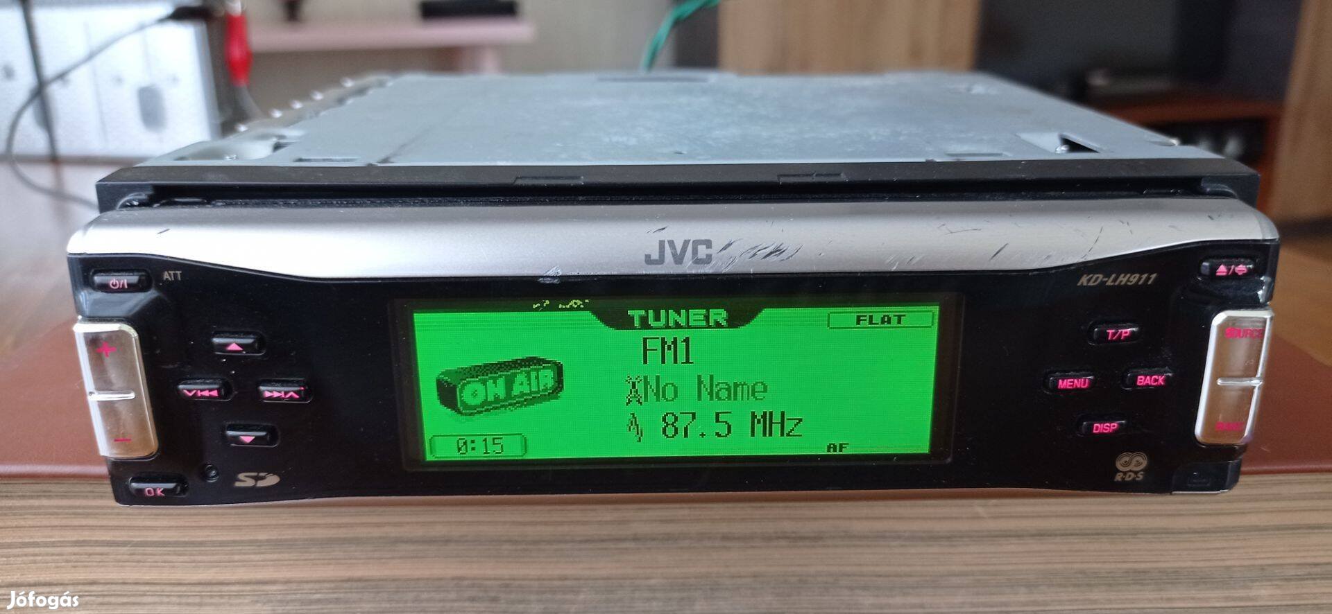 JVC KD-LH911 autórádió CD-lejátszóval / MP3-WMA /