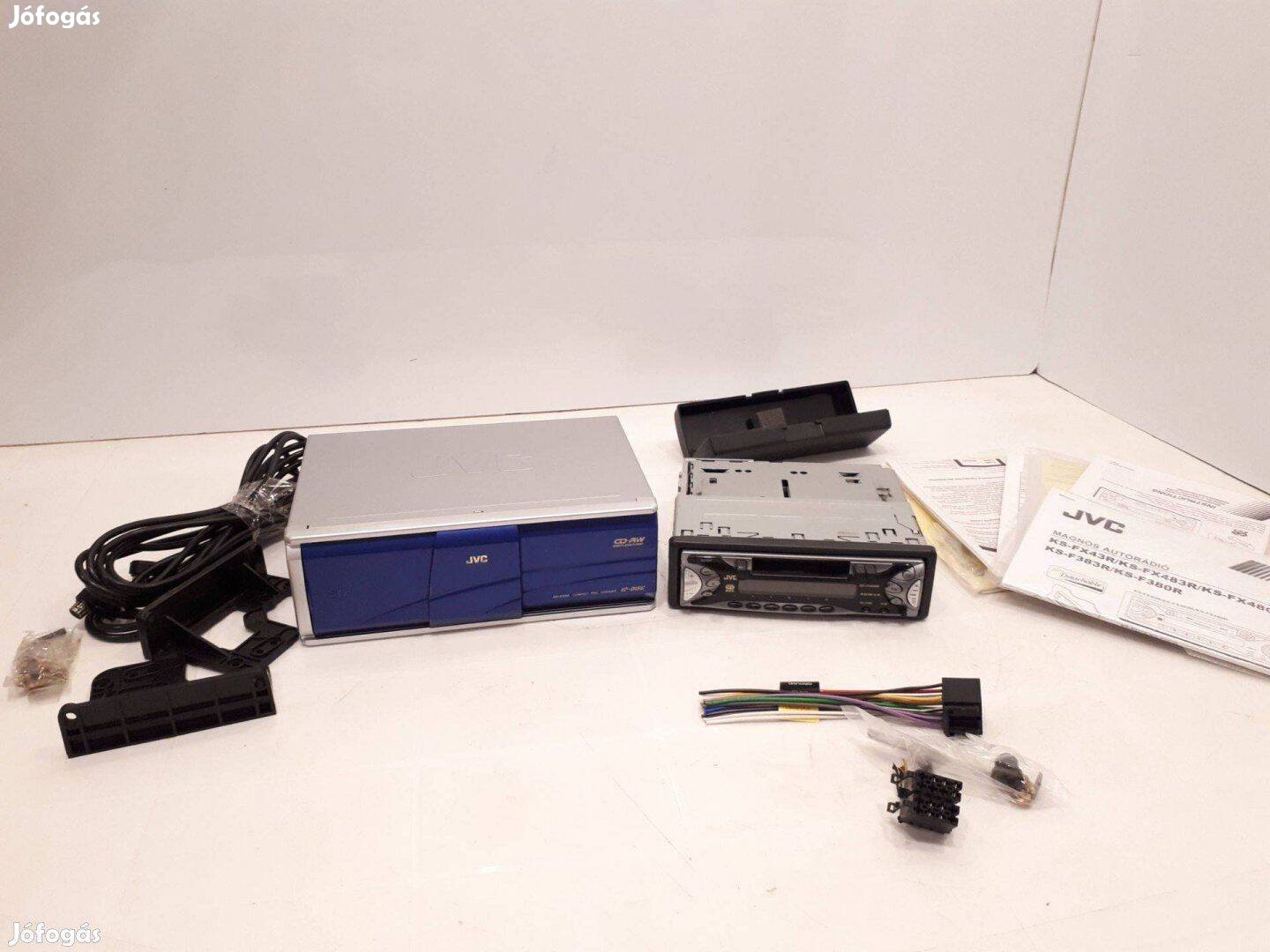 JVC KS-FX 480R autórádió-magnó+ JVC CH-X550 12-DISC CD-tár