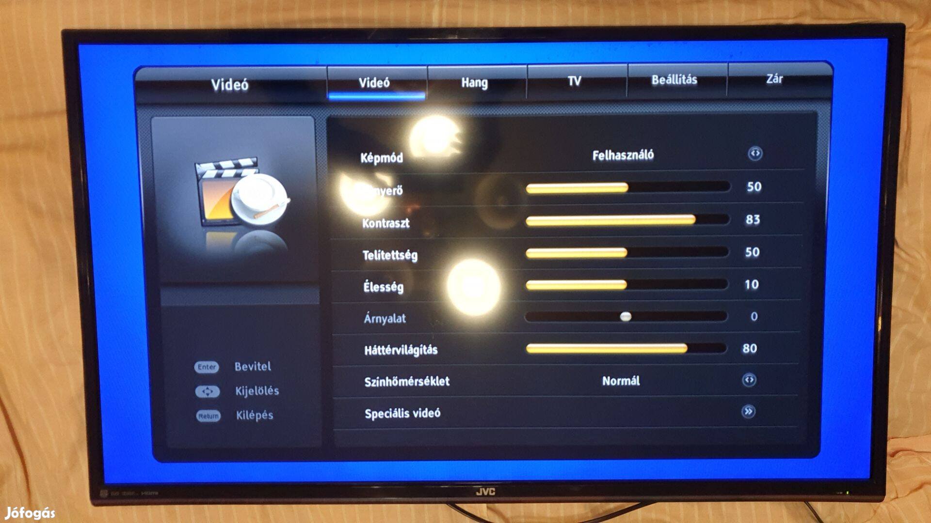 JVC LT-39HG47E LED LCD tv hibás,nem törött!
