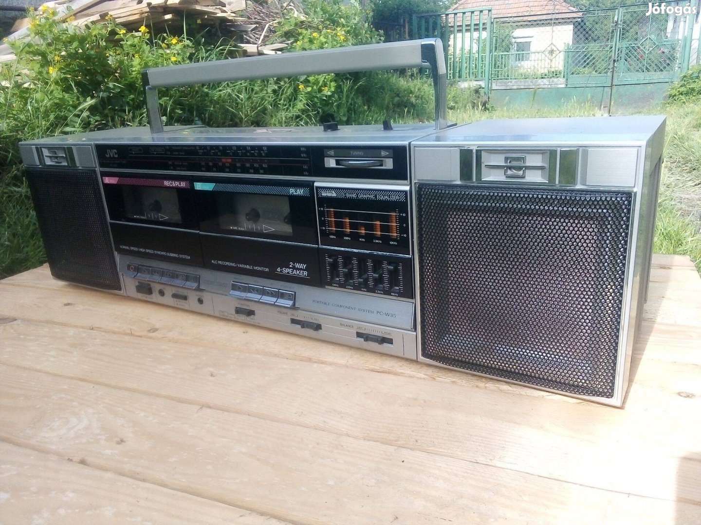JVC PC-W35G Boombox rádió magnó eladó