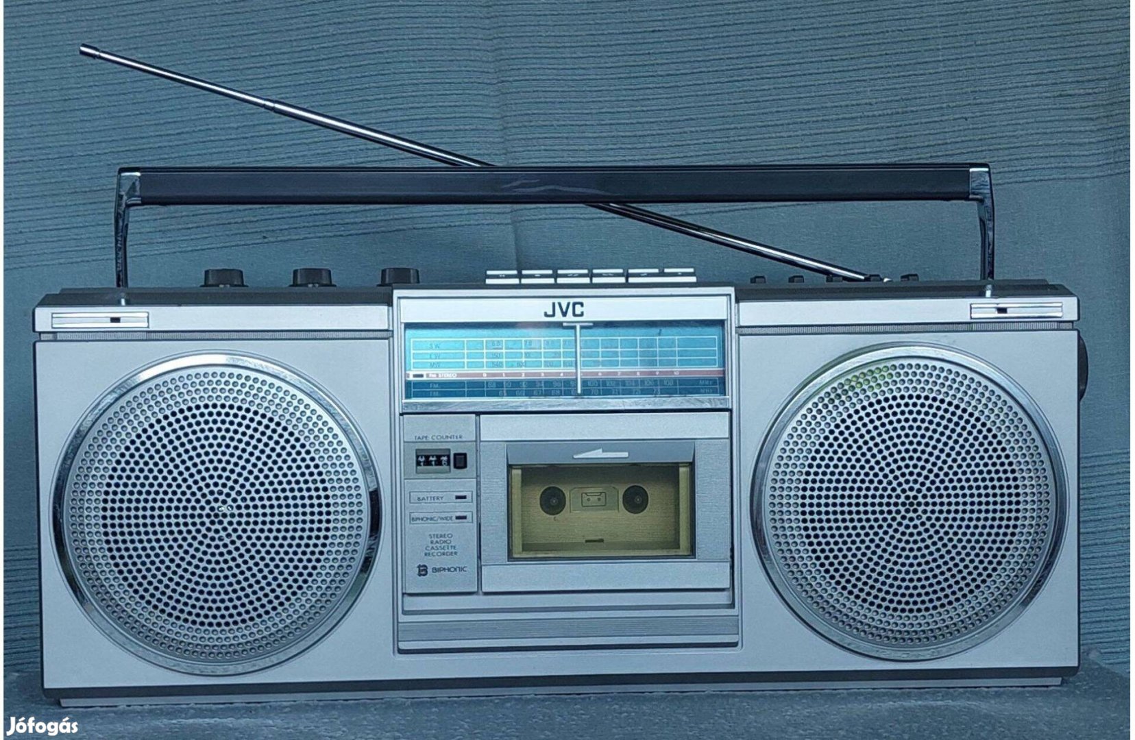 JVC RC-565LE Sztereó Rádió FMAM Kazettás MAGNÓ Boombox MADE