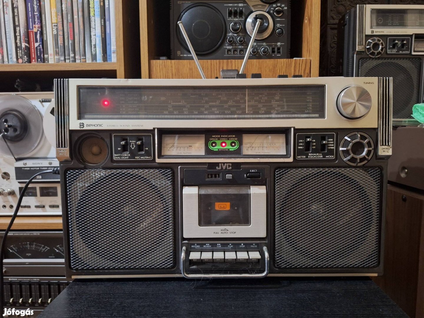 JVC RC-838 boombox rádiós magnó