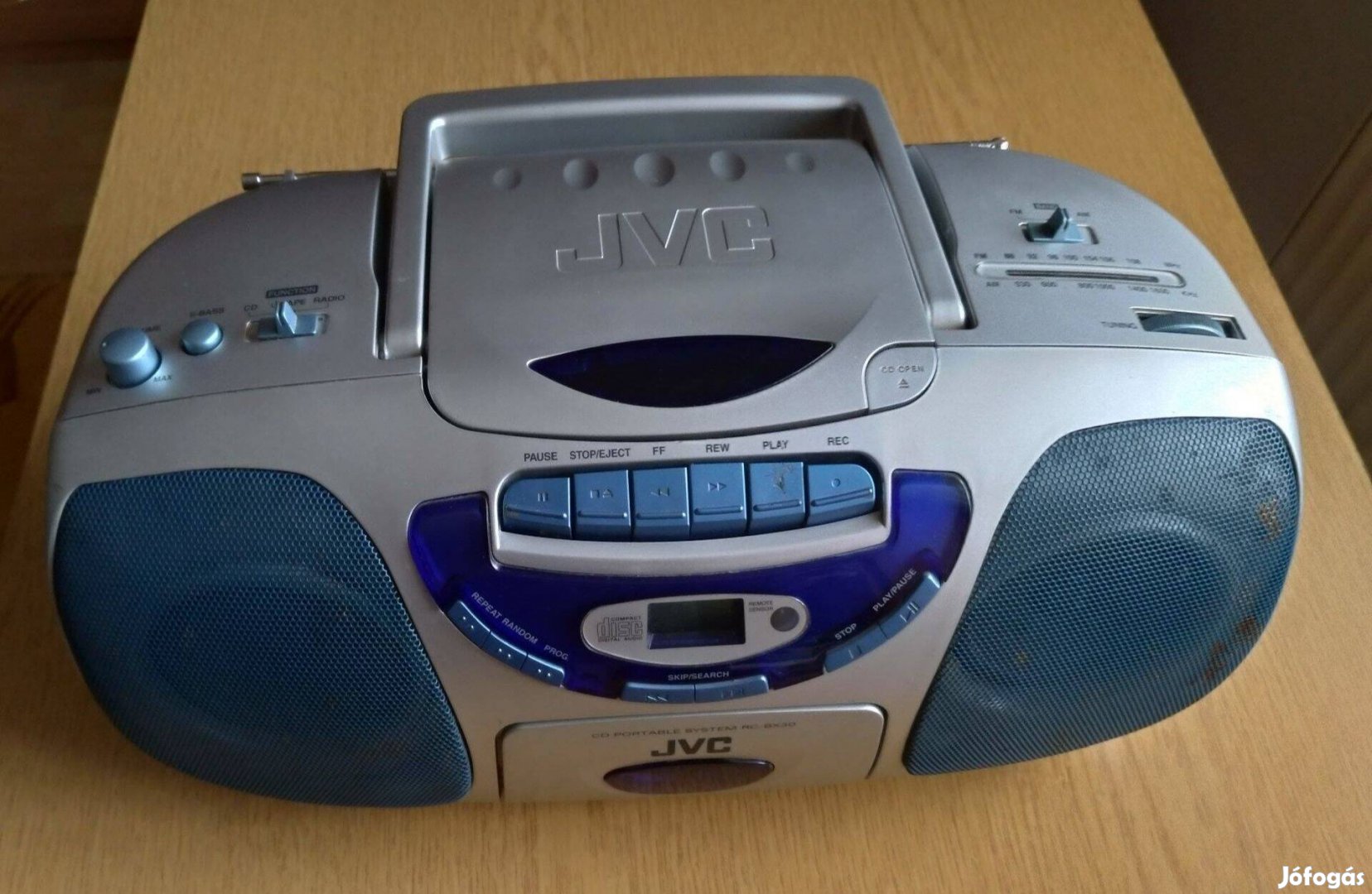 JVC RC-BX30 Hordozható CD,magnó,rádió