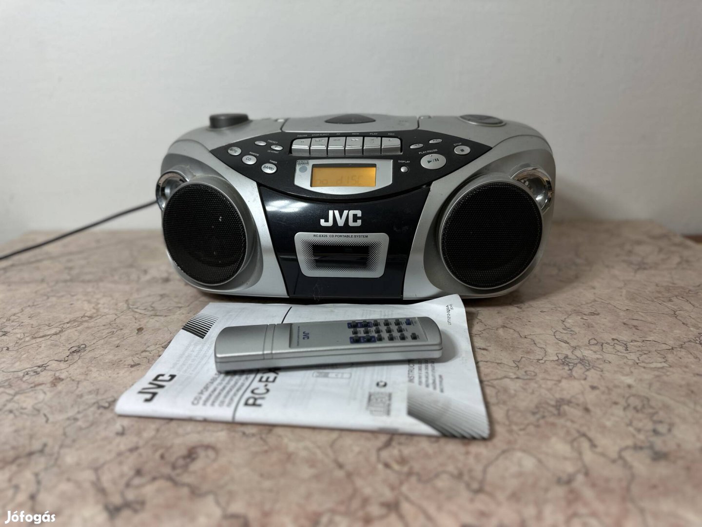 JVC RC-EX25S magnó boombox rádió kazettás hifi hi-fi