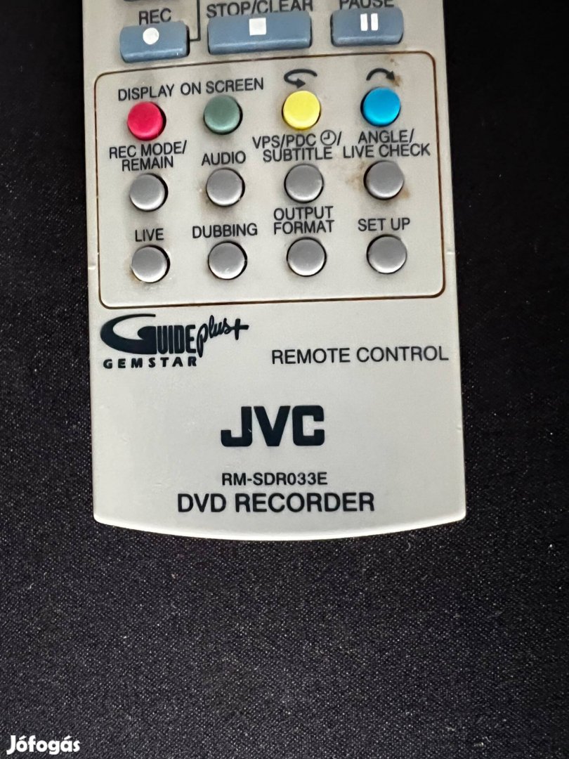 JVC RM-SDE033E távirányító eladó