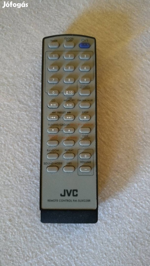 JVC RM-Suxg28R micro hifi táv eladó