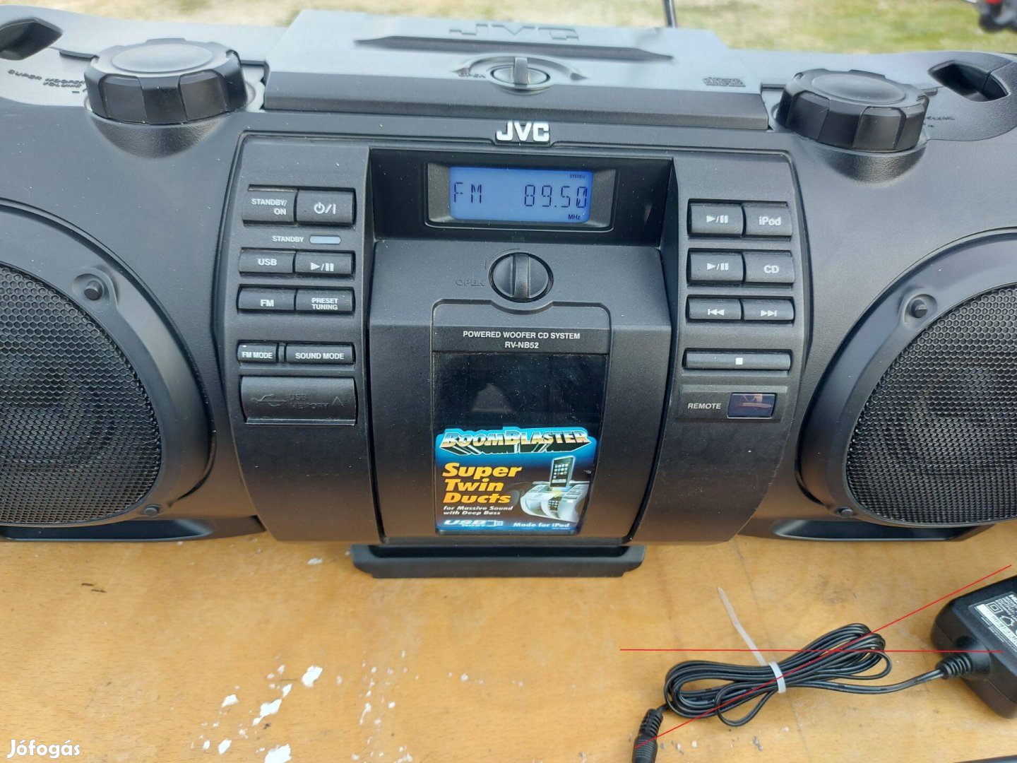 JVC RV-NB52 Rádió CD USB Bluetooth Nem vízálló!