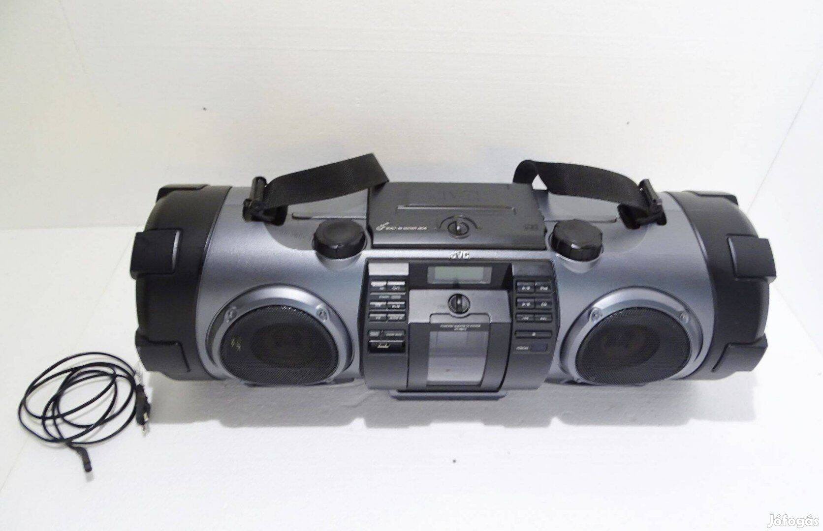 JVC RV-NB70B boombox CD lejátszó rádió tuner magnó