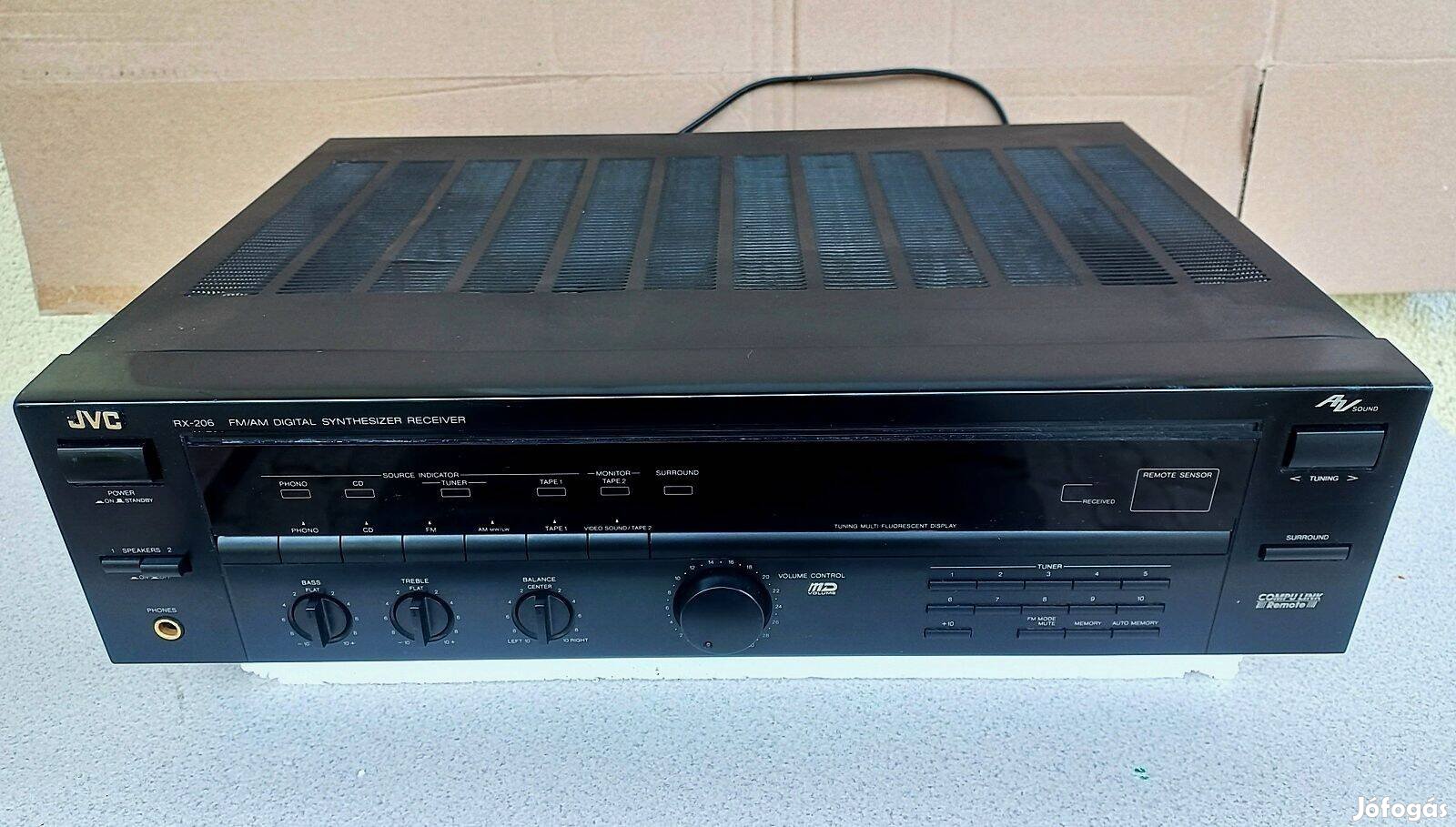 JVC RX-206 receiver erősítő eladó