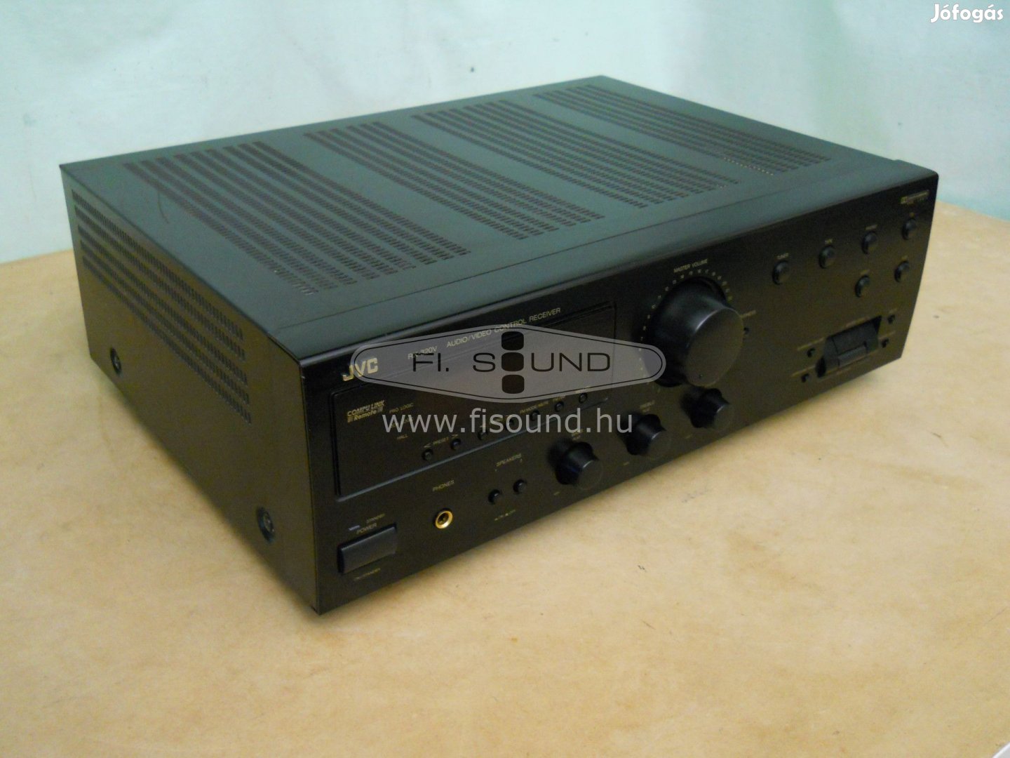 JVC RX-320VBK ,190W,8-16ohm,4 hangfalas rádiós sztereo erősítő