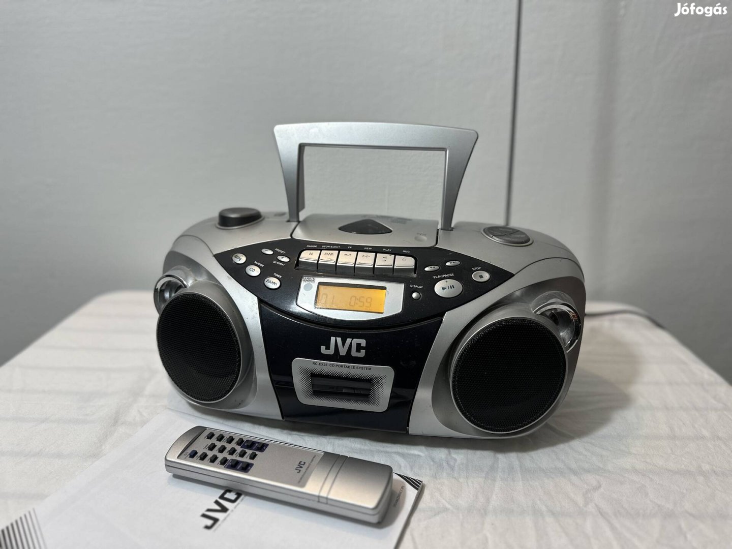 JVC Rcex25 magnó boombox CD hifi hi-fi