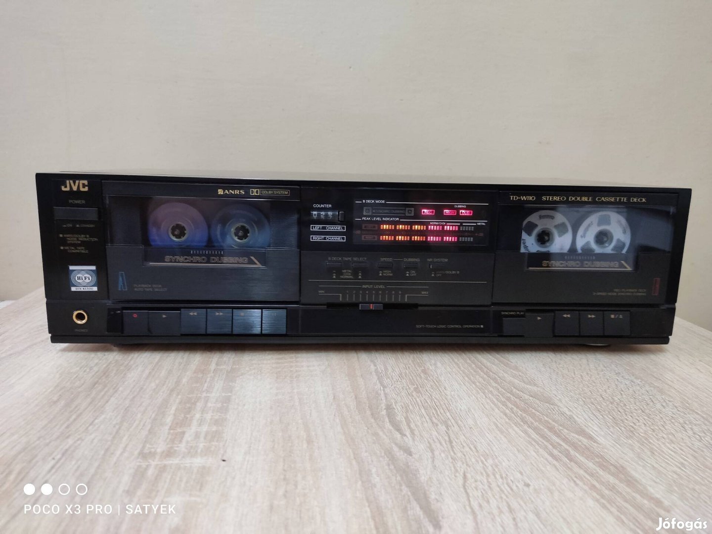 JVC TD-W110 hifi magnó deck