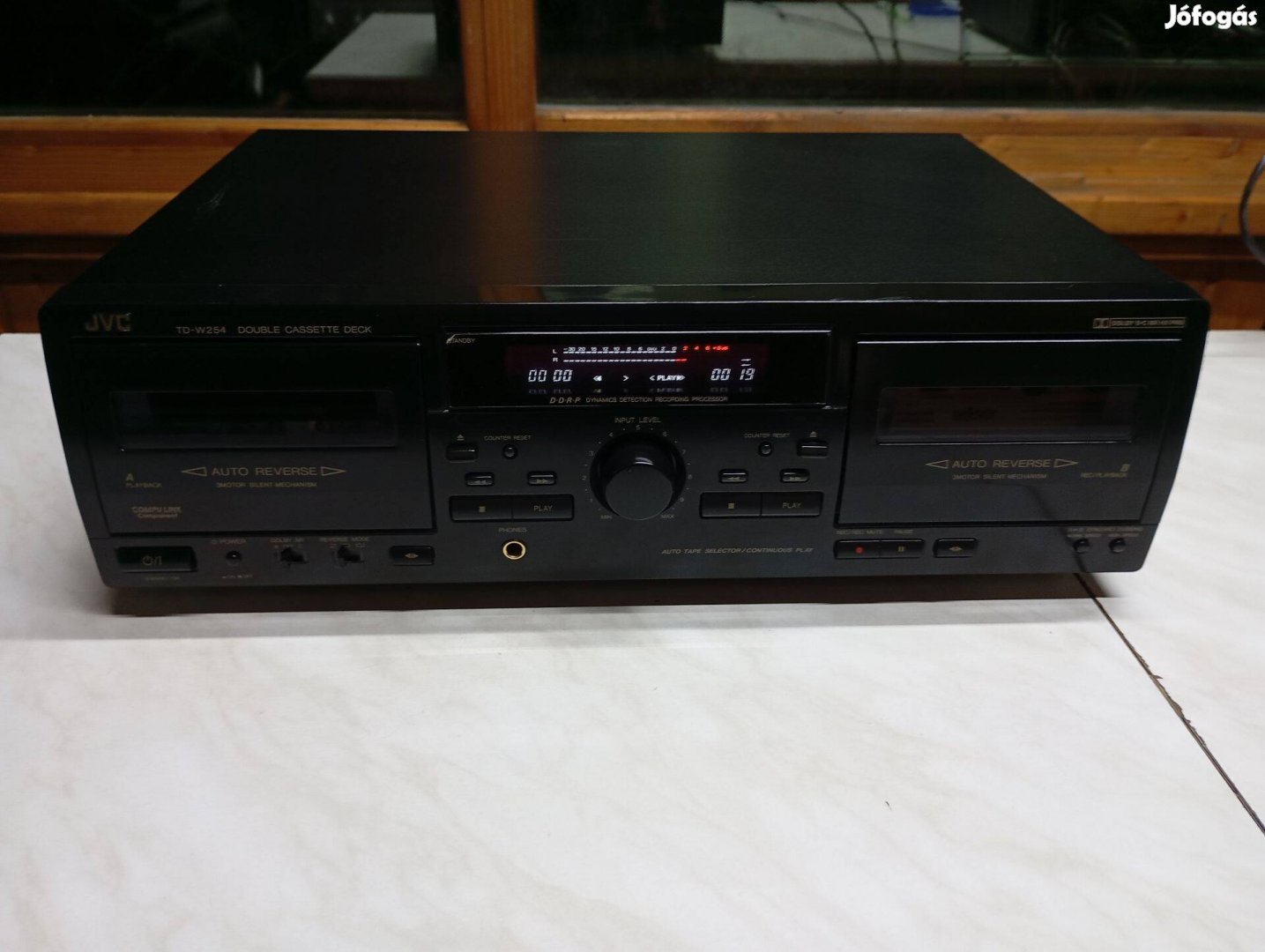 JVC TD W254BK Kazettás Deck Eladó Kis Hibával Szállítás Az Árban