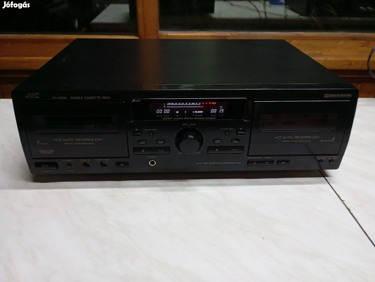 JVC TD W254BK Kazettás Deck Eladó Kis Hibával Szállítás Az Árban