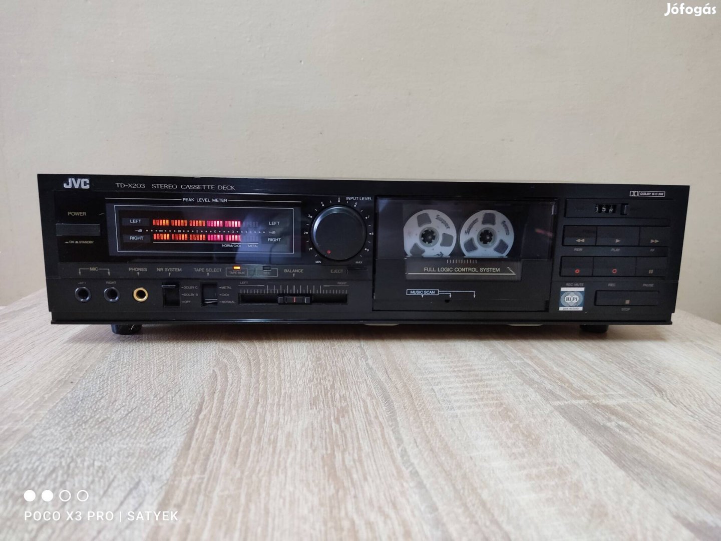 JVC TD-X203 hifi magnó deck