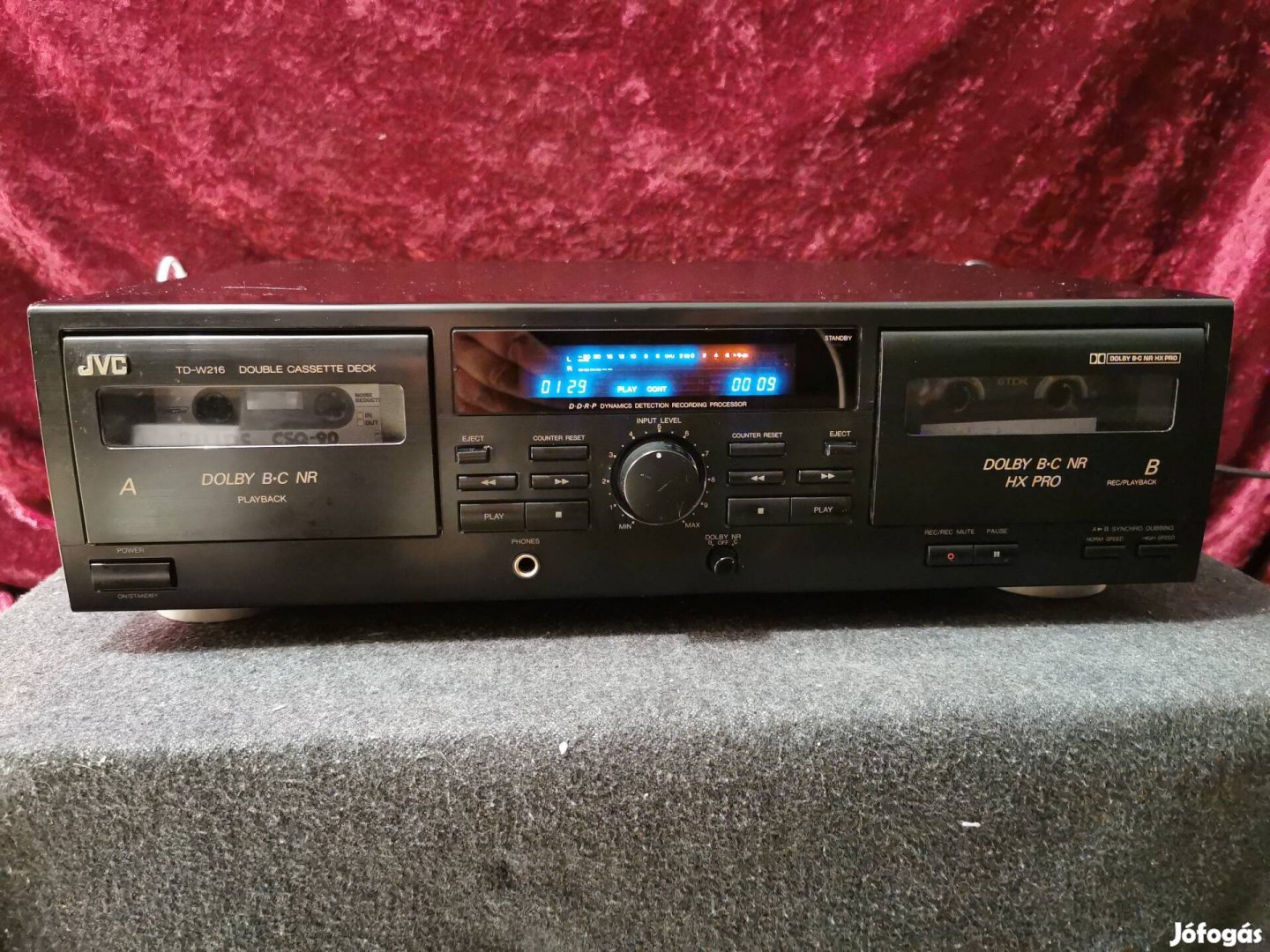 JVC TF-W216 Dupla Kazettás Deck. 