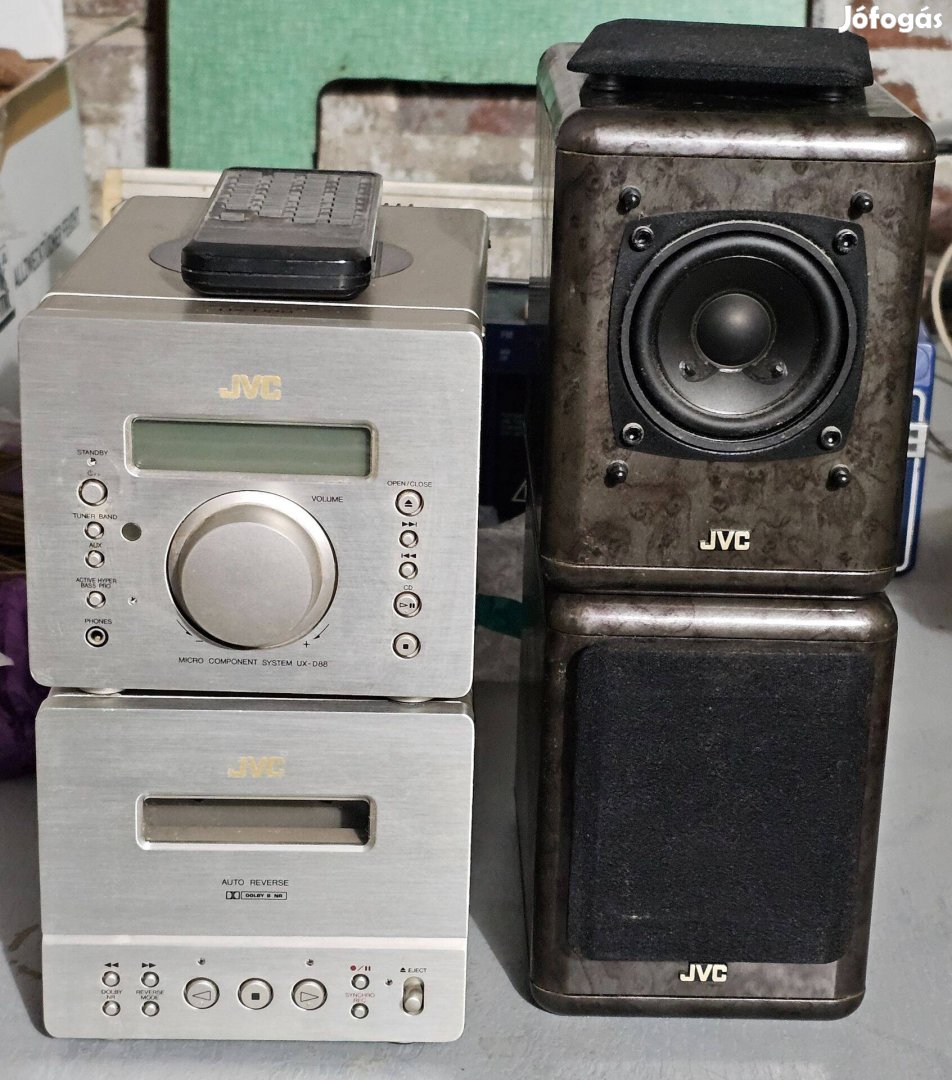 JVC UX-D88 minihifi+SP-UX5000 hangfalak