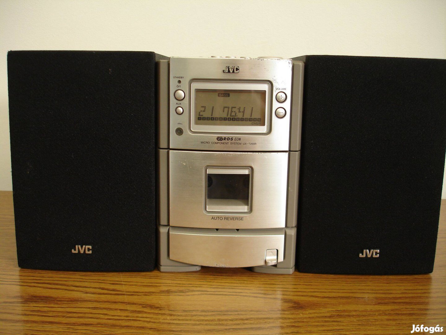 JVC UX-T200 mikro hifi rádió tuner CD - AUX - Kazettás magnó hangfal