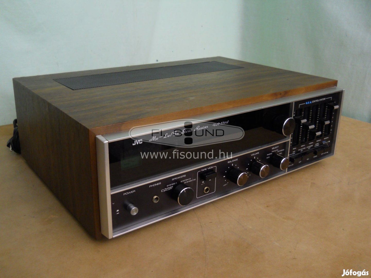 JVC VR-5521L ,150W,4-16ohm,4 hangfalas rádiós receiver