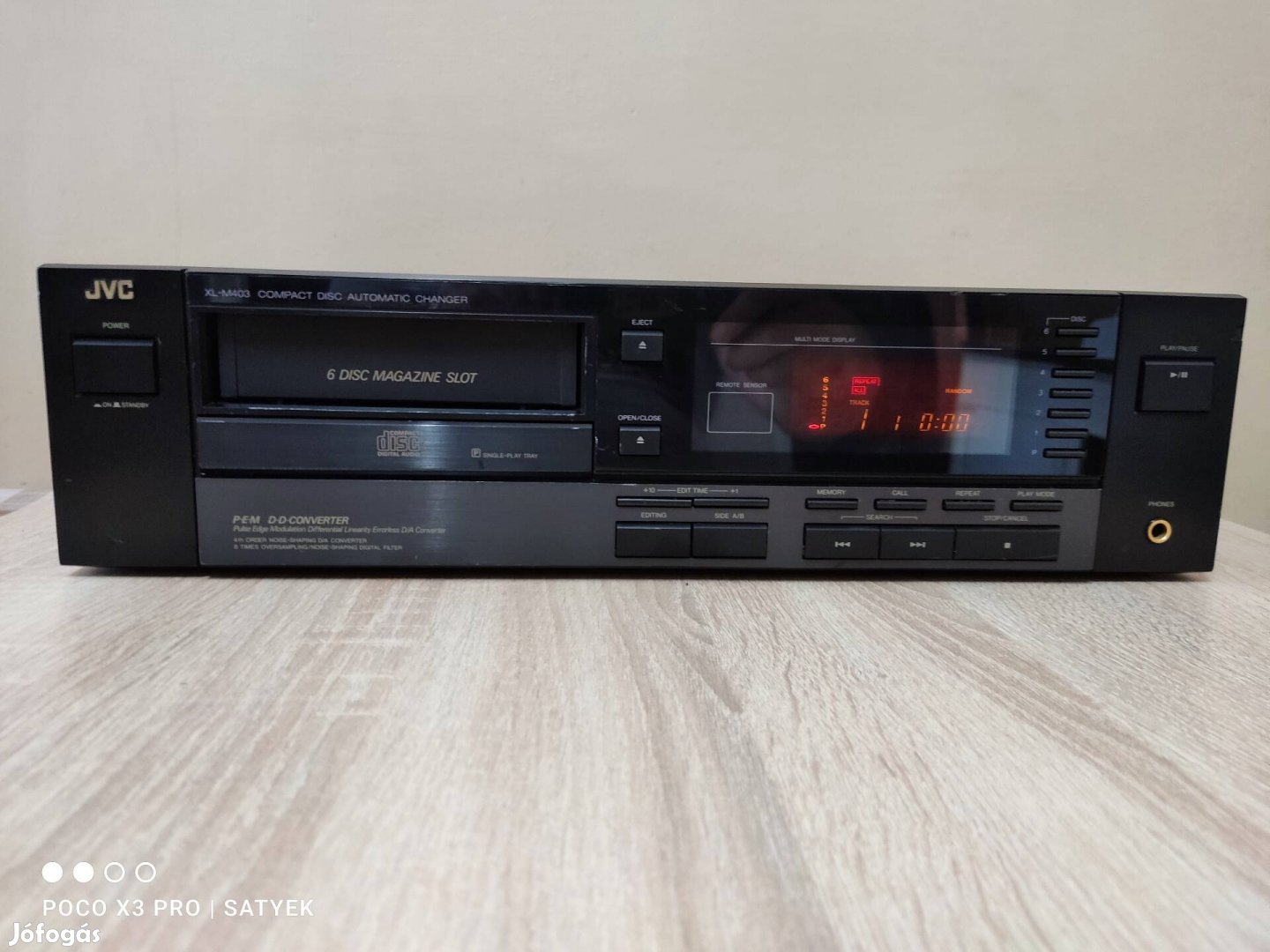 JVC XL-M403 hifi cd lejátszó , cd táras