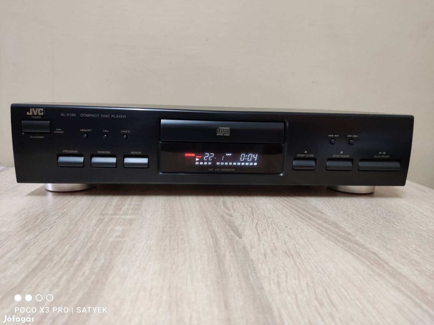 JVC XL-V120 hifi cd lejátszó deck