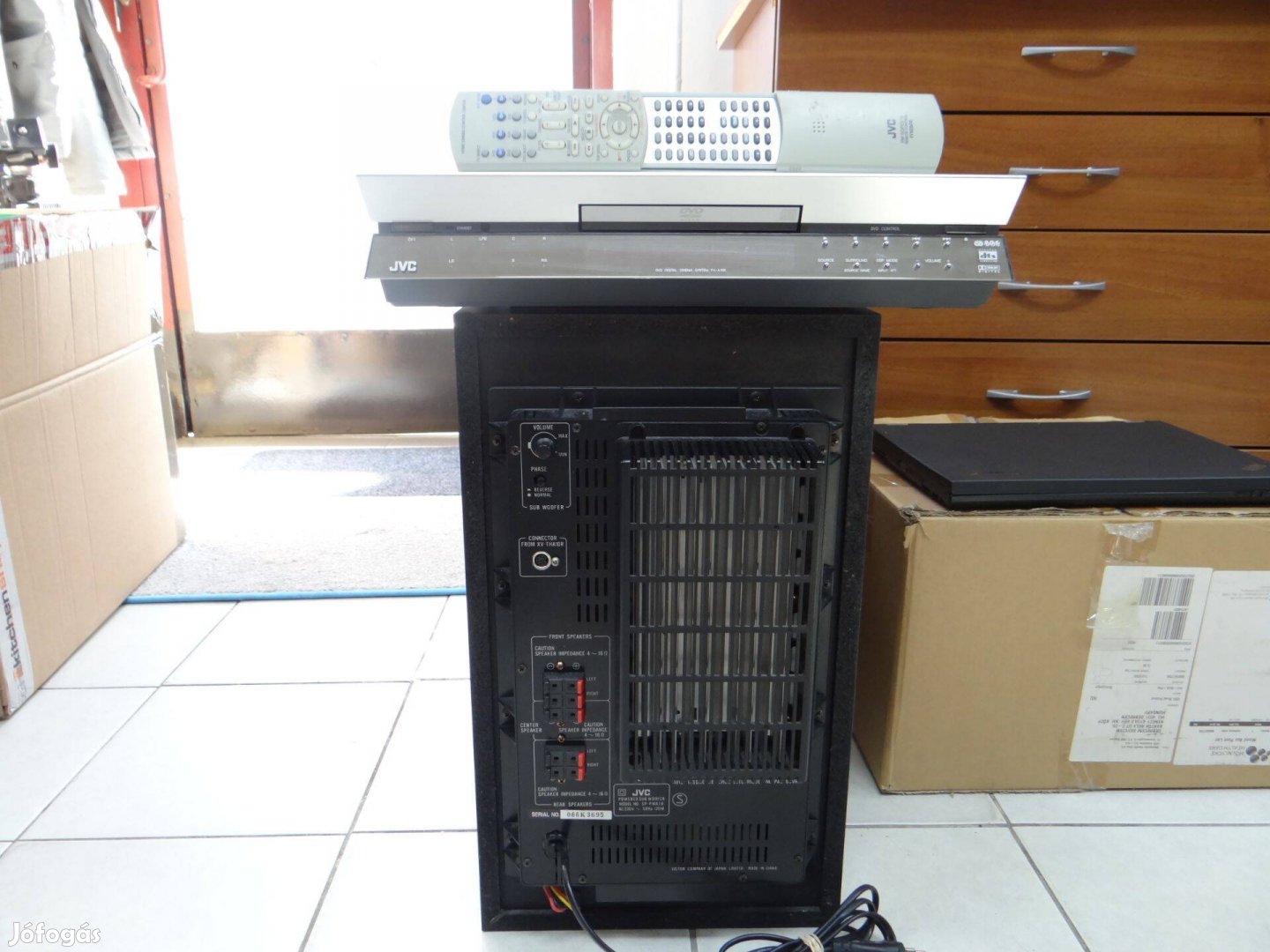 JVC XV-THA10R DVD Player Sub Woofer