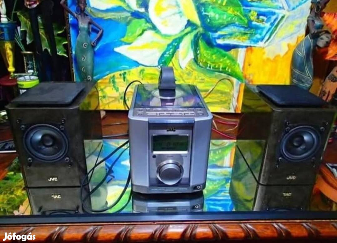 JVC audiofil kuriózum mini hifi legendás hangfalaival