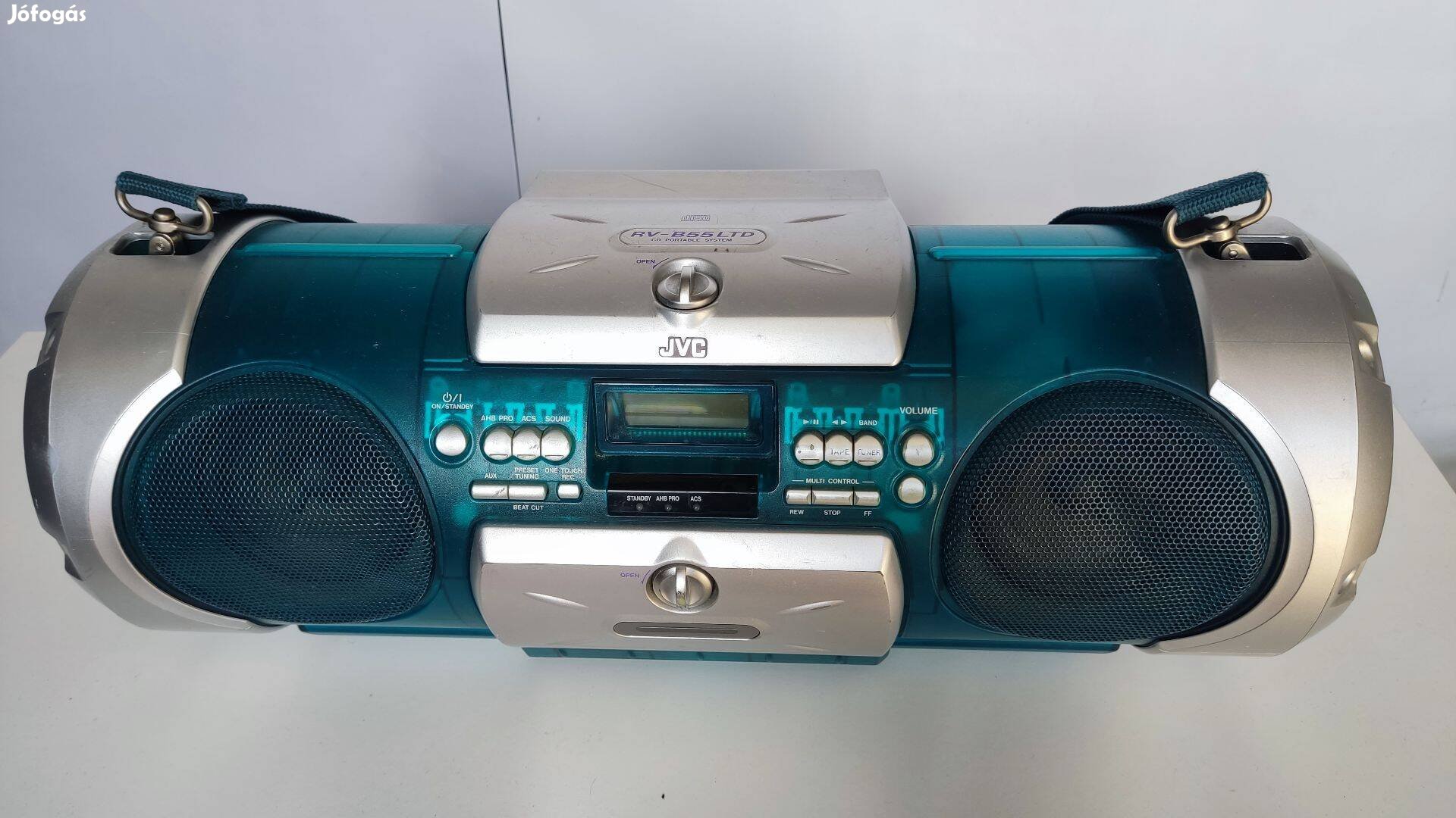JVC boombox, rádiós magnó