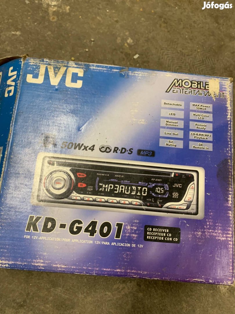 JVC cd-s autórádió