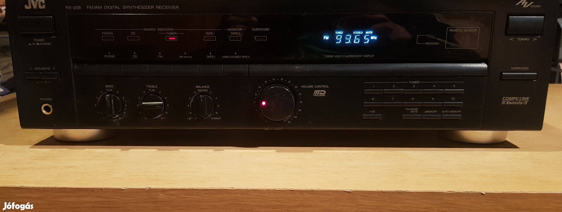 JVC rádiós sztereó hifi stereo erősítő