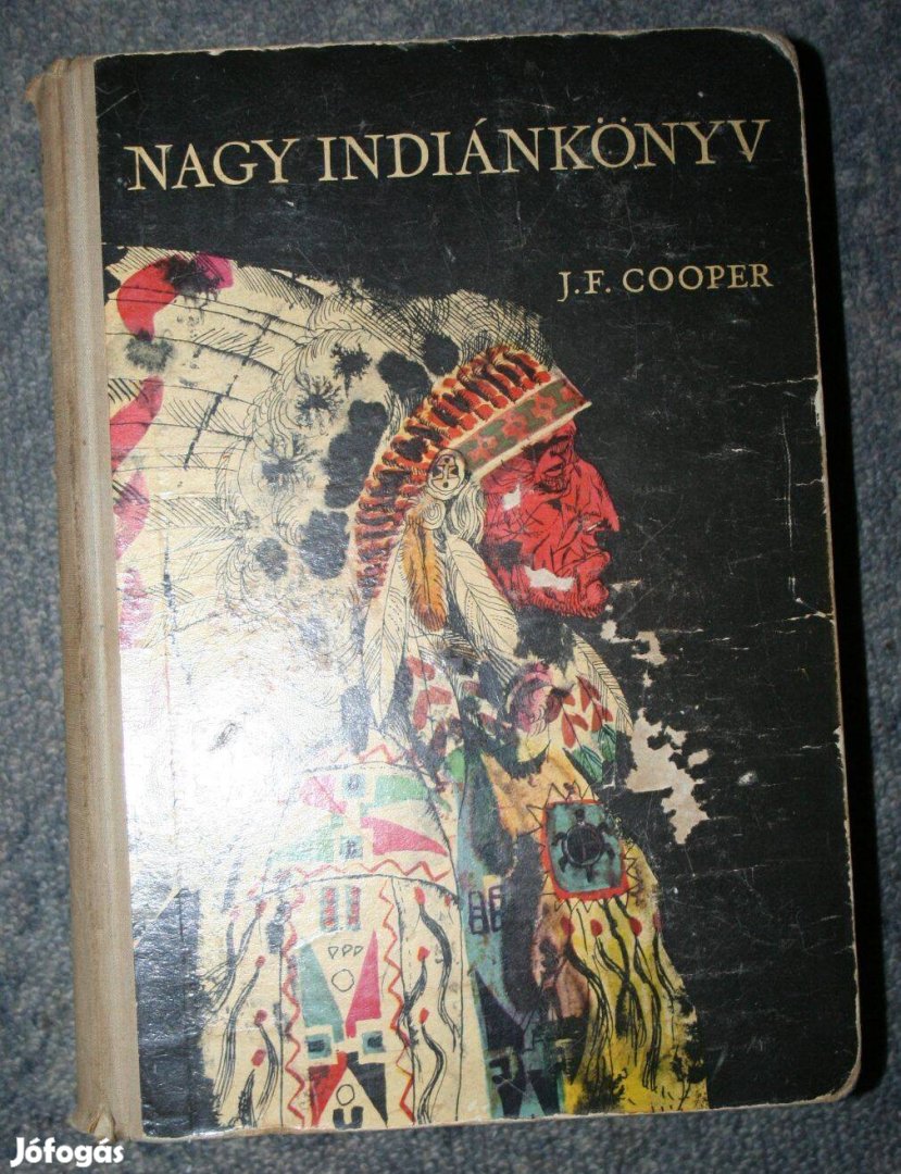 J.F. Cooper Nagy indián könyv 5 regény egyben, 1965-ös kiadás