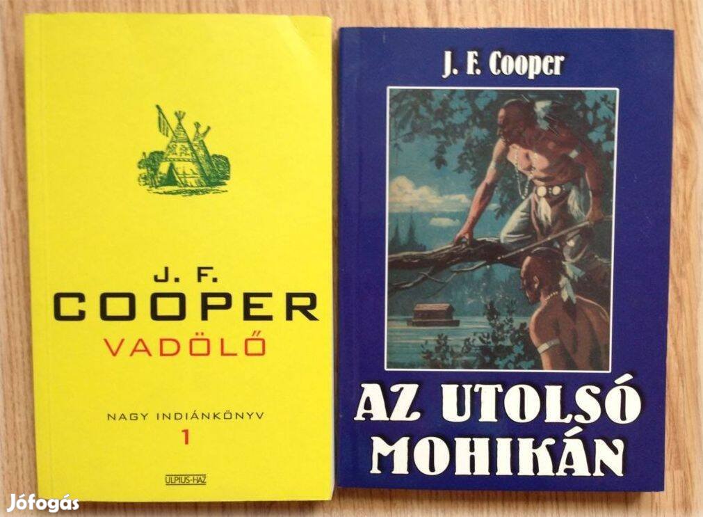 J.F. Cooper Vadölő Az utolsó mohikán