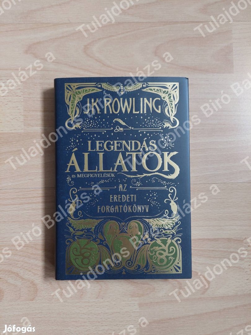 J.K.Rowling - Legendás állatok és megfigyelésük könyv Új (04.02) 
