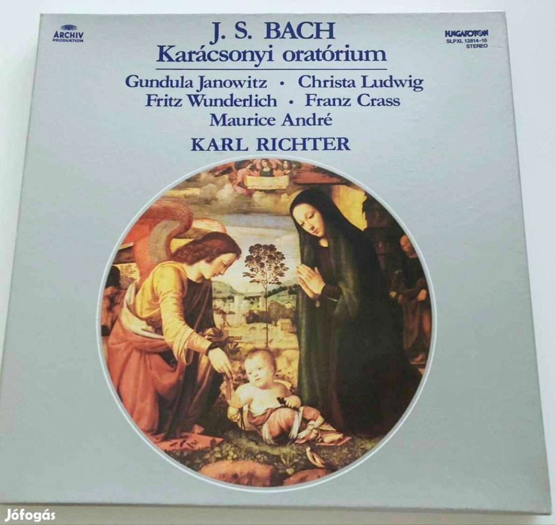 J.S.Bach-Karacsonyi oratórium (3 bakelit lemezen)