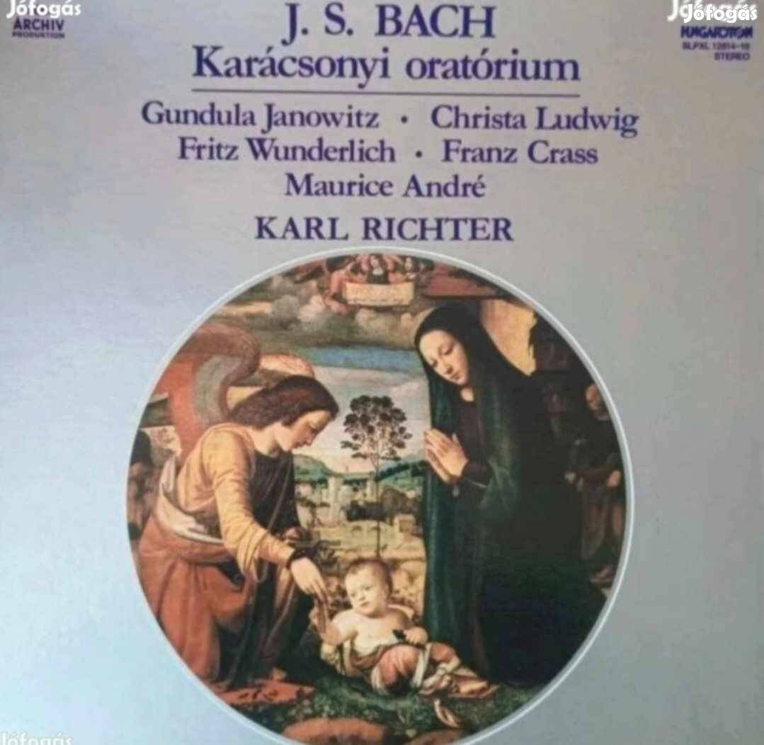 J.S.Bach -3 bakelit lemezen Karácsonyi oratórium műve eladó 