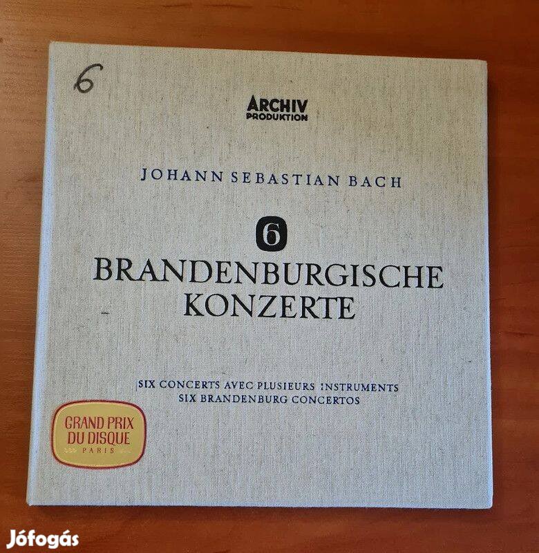 J.S. Bach - 6 Brandenburgische Konzerte; 2xlp Box-Set